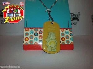 Wish Bear - Care Bear Dog Tag Necklace - Wishful Thinker - Picture 1 of 4