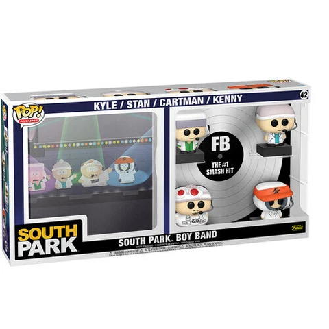 Funko POP! Deluxe Album Vinyl Set - SOUTH PARK BOY BAND #42 (Kyle Stan Cartman+) Cover