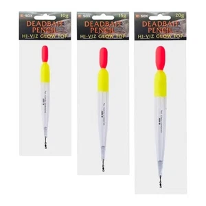 Lápiz flotador Drennan E-Sox Hi-Viz Glow Top Deadbait - Disponible 10 g, 15 g o 20 g - Imagen 1 de 1