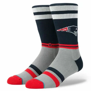 Stance x NFL New England Patriots Socks 'Patriots Logo' | L | Crew | NWT | 2018 - Picture 1 of 3