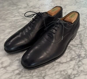 Ralph Lauren Purple Label Black Oxford Dress Shoes 11.5 Made In Italy RLPL - Picture 1 of 6