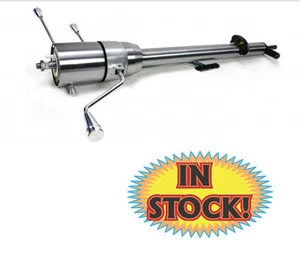 Columna de dirección inclinable de acero Impala Ididit 1140620010 - 1961-62 con palanca de cambios - Imagen 1 de 3