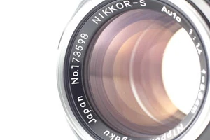 [Casi COMO NUEVO] Nippon Kogaku Nikkor-S Auto Pat.Pend. Lente Mark 5,8 cm f1,4 JAPÓN - Imagen 1 de 14