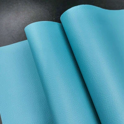 Litchi Faux Synthetic PU Leather Fabric For Sewing Bow DIY Bag Shoes Material - Image 1 of 4