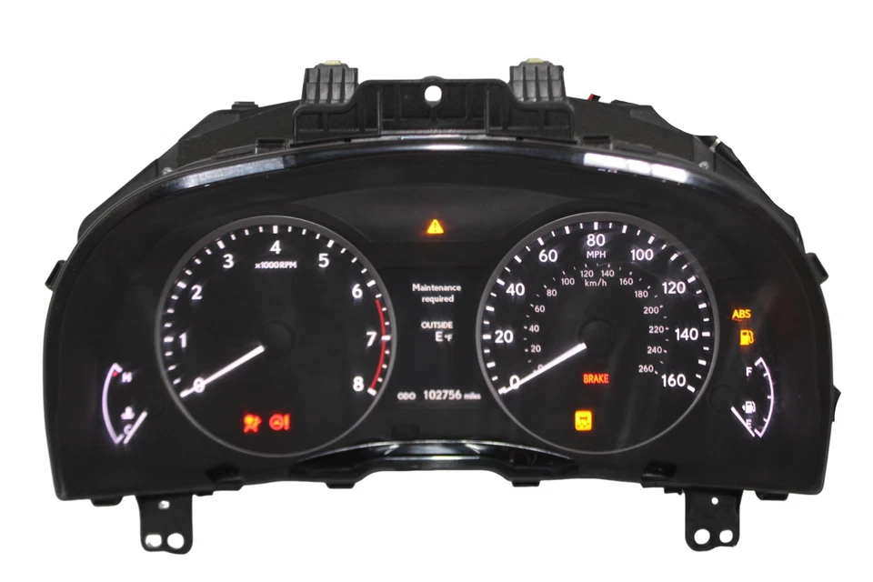 Cuadro de instrumentos velocímetro panel de instrumentos 2013 2014 Lexus ES350 102.756 millas Foto 1 de 3