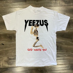 God Wants You Yeezus Short Sleeve Unisex White T-Shirt All Size BO149 - Picture 1 of 3
