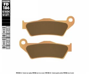 Galfer Pastiglie Freno Posteriore BMW S 1000 XR 2023 > 2024 FD186 - Imagen 1 de 1