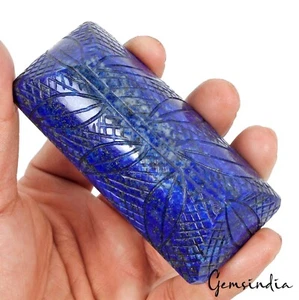 Lapislázuli azul natural de 1030 quilates corte octágono talla tierra extraída gema certificada - Imagen 1 de 5