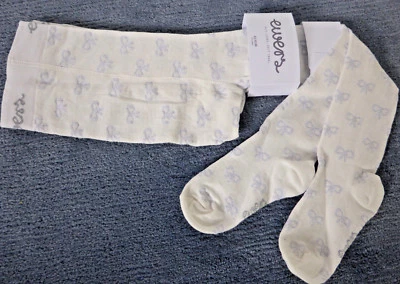 ewers Strumpfhose, natur mit glitzernden Schleifen.  NEU!!! - Bild 1 von 2