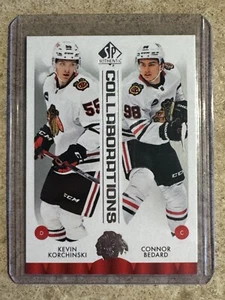 23-24 Upper Deck SP Authentic Collaborations C-3 CONNOR BEDARD /KEVIN KORCHINSKI - Bild 1 von 1