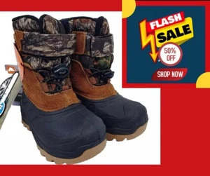 Ozark Trail Mossy Oak Camouflage Größe 10 Kleinkind Junge Schnee Winterstiefel isoliert - 5 Grad - Bild 1 von 24