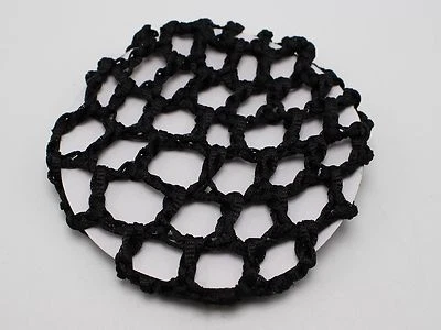 5 Elastic Band Crochet Hair Bun Cover Snood Hair Net Ballet Dance Color Choice - Image 1 of 4