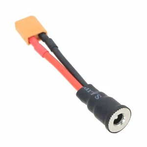 DC Power 5.5x2.1mm Female metal Socket to XT30 Male cable 16AWG 5CM Leads - Picture 1 of 2