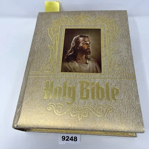 Blaues Band Heilige Bibel New Standard Alphabetisch Indexierte Bibel Hertel 70er Jahre - Bild 1 von 23