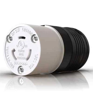 Connettore di bloccaggio 20 Amp 125V NEMA L5-20R grado industriale messa a terra resistente - Foto 1 di 1