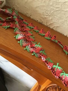 Sweet Strawberries Kitchen Design Border strip approximately 100cm - Picture 1 of 3
