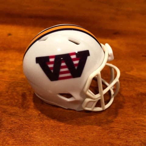 Wake Forest Demon Deacons 1975 custom pocket pro helmet WF ACC Cover