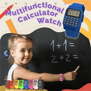 Children's Multi Function Watch Calculator Watch Multi Color Fashion 5 Year Boy - Picture 1 of 39