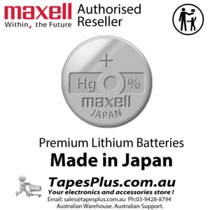 10x MAXELL CR1632 JAPAN Lithium Coin Cell Button 3V Battery Batteries Child Safe - Picture 1 of 2