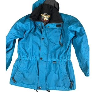 Obermeyer Skiwear Men’s XS Blue Insulated Winter Jacket Excellent - Picture 1 of 10