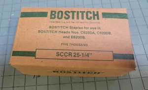Bostitch SCCR 25-1/4" Staples, genuine, 5m/box - Picture 1 of 6