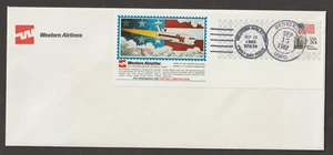 US Western Airlines Airletter 1982 FDC 1LC5 - Picture 1 of 1