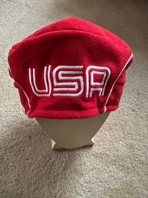 Винтажный корней 2006 зимние Олимпийские игры команды США с надписью флис берет Beanie шляпа S/M - Изображение 1 из 4