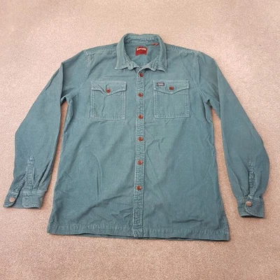 Superdry Hombre Camisa XL Azul Cordón Pana Camisa de Campo Sobrecamisa Ropa de Trabajo Foto 1 de 4