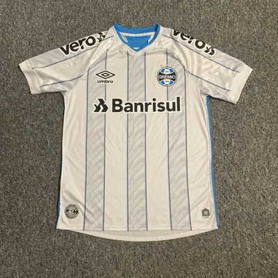 Authentic Gremio 2020-21 Away Football Shirt Kit White Brazil Umbro Men’s Medium - Image 1 of 4