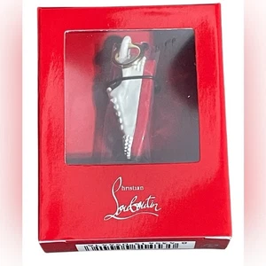 Christian Louboutin Zapatilla Labial Dije Nuevo en Caja - Imagen 1 de 4
