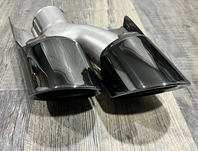 2019 2020 2021-2024 PORSCHE MACAN REAR EXHAUST TAIL TIP LEFT DRIVER SIDE BLACK - Image 1 of 4