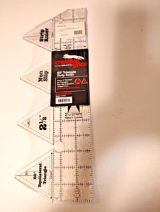 Creative Grid 60 Degree Triangle Quilting Strip Ruler - Picture 1 of 1