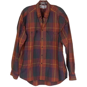 Camisa JOHN HENRY Calce Regular Para Hombre A Cuadros Con Botones Bolsillos Talla Grande - Imagen 1 de 4