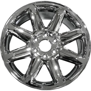 Plated Chrome 8 Spoke 20 x 8.5 New Wheel - Picture 1 of 1