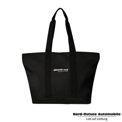 MERCEDES-BENZ Original Mercedes Benz AMG Shopper Ripstop schwarz, innen rot - NEU