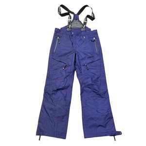 Spyder Bibs Pants Mens Medium Midnight Purple Winter Snow Ski Insulated ProGear - Picture 1 of 14