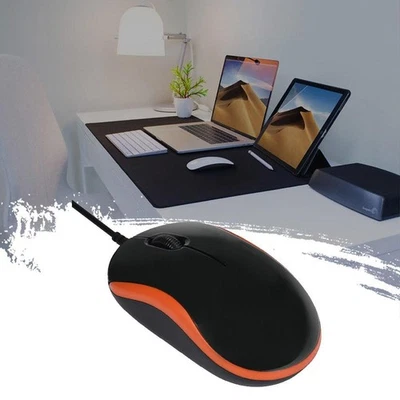 USB LED Wired Gaming Mouse Optical Type Office Mice Laptop X2Q8 Y5W5 For PC W7R2 - Image 1 of 4