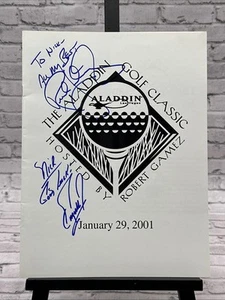 Rush Limbaugh SIGNIERT 2001 The Aladdin Golf Classic Charity Tournament Las Vegas - Bild 1 von 4