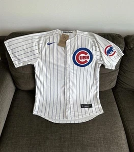 Camiseta deportiva Nike auténtica a rayas de los Chicago Cubs Seiya Suzuki #27 MLB para hombre talla: M - Imagen 1 de 8