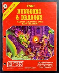 Dungeons & Dragons Basic Rules 1st Printing 1981 TSR 1011 - Bild 1 von 3