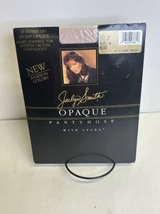 Jaclyn Smith Opaque hose, Size B Rose Light Control Top Sandle Foot - Picture 1 of 4