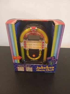 SoundDesign Lighted Jukebox 3160J Alarm Clock Brand New In Package NIP NIB RARE - Image 1 of 4