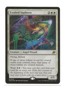 EXALTED SUNBORN FOIL  EoE Magic English Promo Pack Solgénico Eminente NM MTG - Imagen 1 de 1