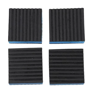 4 Rubber Eva Isolation Pads 150 by 150 by 22 mm for Vibration Control Equipment - Picture 1 of 10