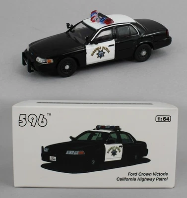 1:64 *596 DIECAST* California Highway Patrol Ford Police Crown Victoria *NIB* - Image 1 of 4