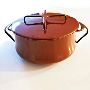 Vintage Dansk Kobenstyle 1970's 2QT Casserole Dish w/ lid in brown, Model#712 - Picture 1 of 6