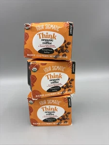 30 paquetes de cuatro champiñones orgánicos sigmáticos de café instantáneo PIENSA con melena de león  - Imagen 1 de 7