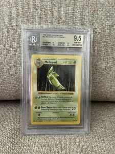 Metapod Base Set Shadowless Error C BGS 9.54/102 - Picture 1 of 2