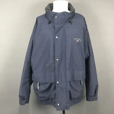 Johns Hopkins Jacket Mens XL Blue Gear For Sports Nylon Hooded Outdoor Coat - Image 1 of 4