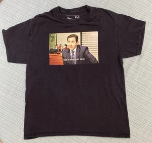 The Office Michael Scott That's What She Said schwarzes kurzärmliges T-Shirt Large - Bild 1 von 7